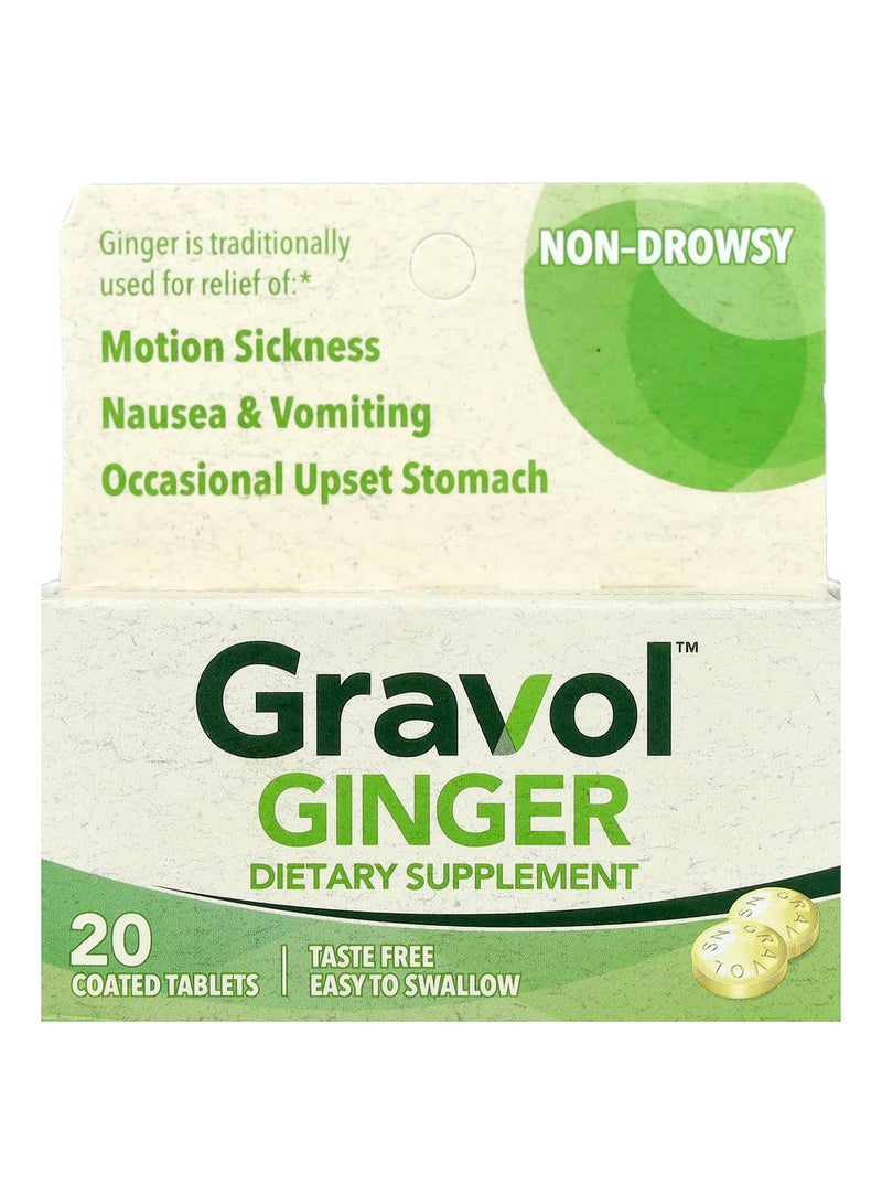 Ginger, 20 Coated Tablets